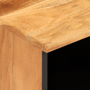 Tv-bänk 100x34x46 cm massivt akaciaträ