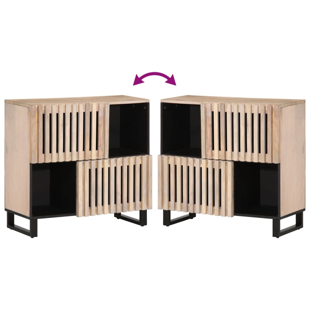 Skänk 80x34x75 cm massivt mangoträ