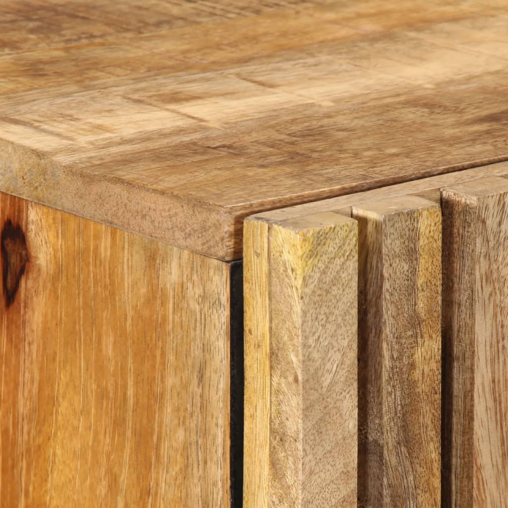 Högskåp 60x34x100 cm massivt grovt mangoträ