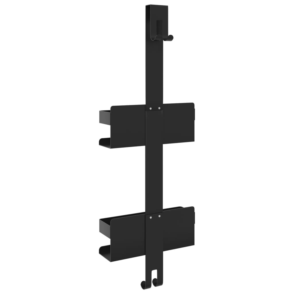 Duschhylla matt svart borstat 304 rostfritt stål