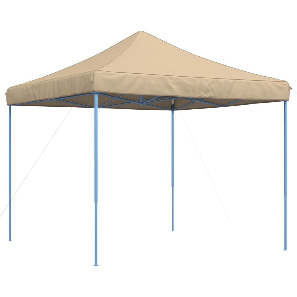 Pop-Up hopfällbart partytält 292x292x315 cm beige