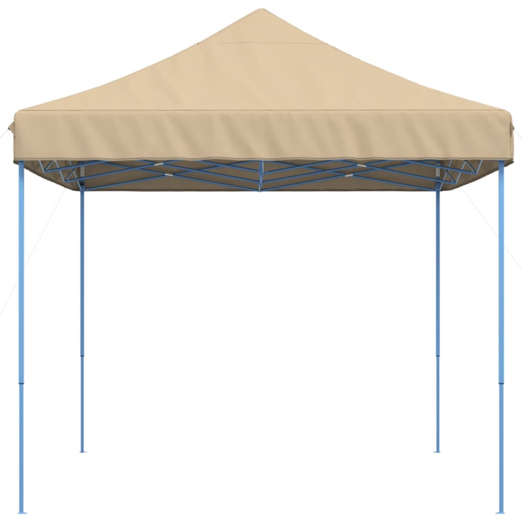 Pop-Up hopfällbart partytält 440x292x315 cm beige