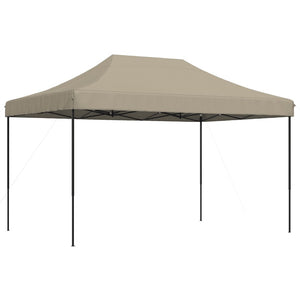 Pop-Up hopfällbart partytält 440x292x315 cm taupe
