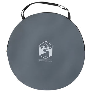 Ombytestält grå och orange pop-up vattentät