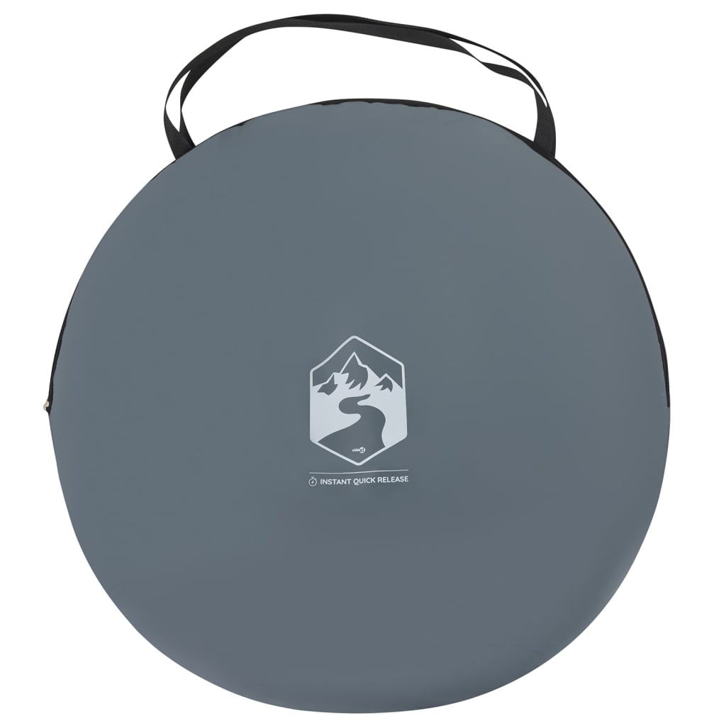 Ombytestält grå och orange pop-up vattentät