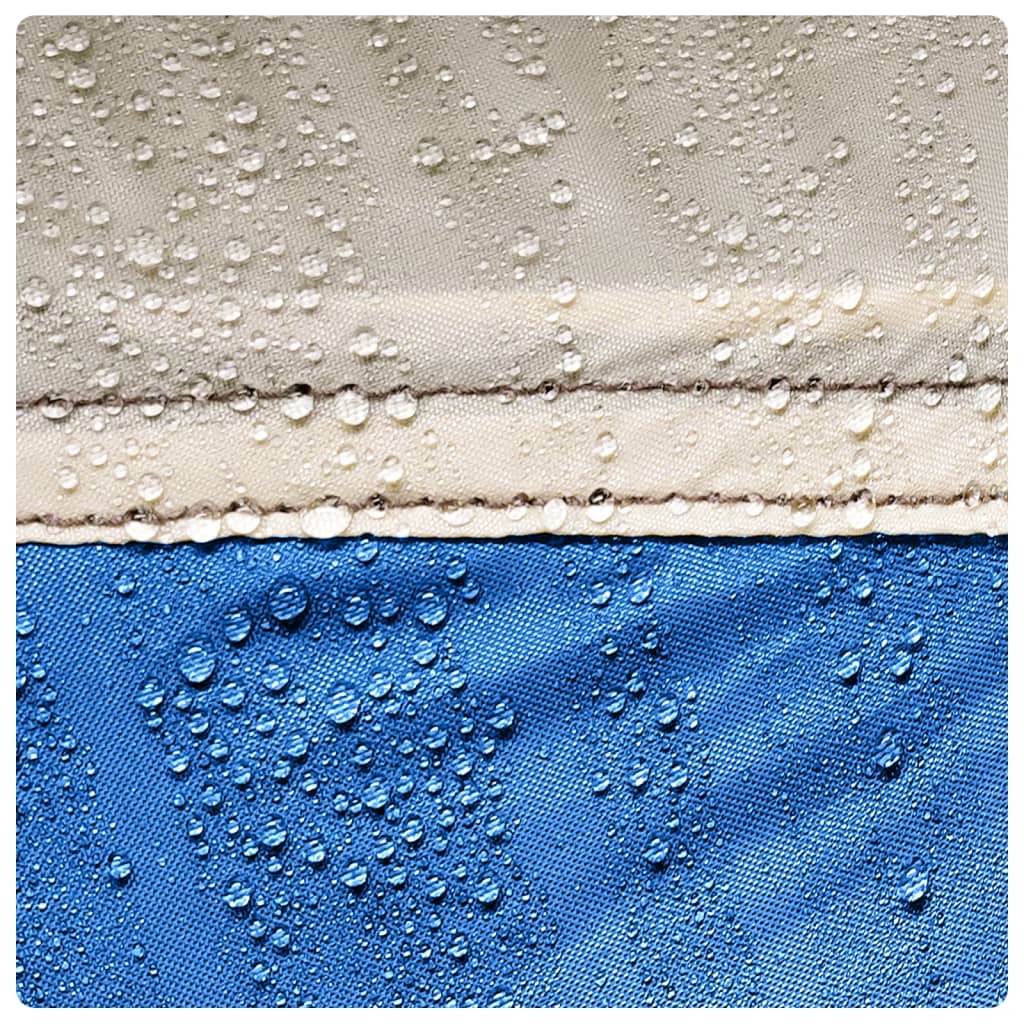 Strandtält azurblå snabbrest vattentätt