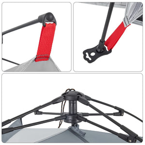 Strandtält grå snabbrest vattentätt