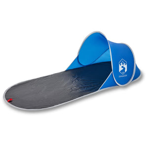 Strandtält azurblå pop-up vattentät