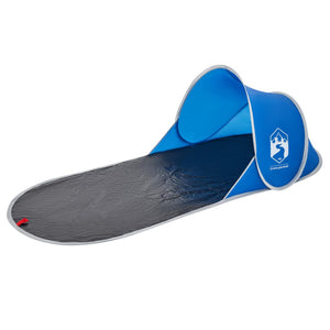 Strandtält azurblå pop-up vattentät