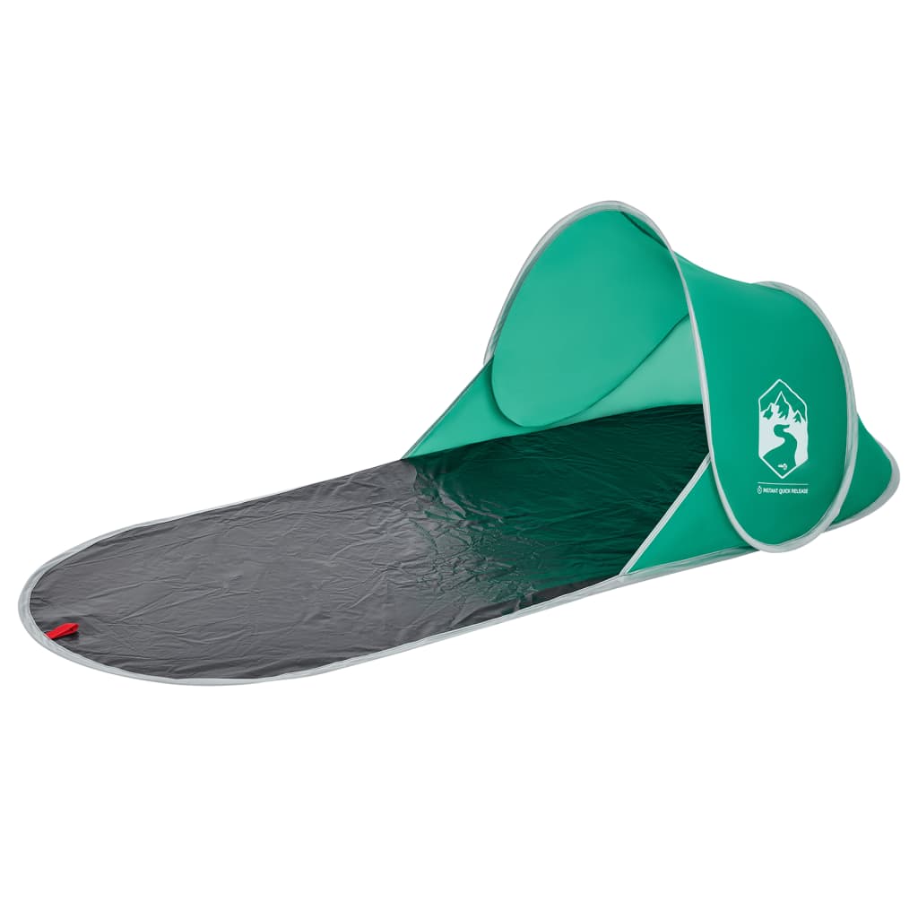 Strandtält havsgrön pop-up vattentät