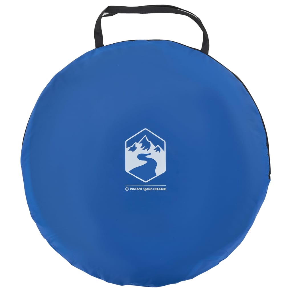 Strandtält 2 personer azurblå pop-up vattentät