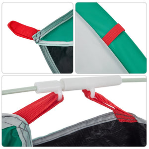 Strandtält 2 personer havsgrön pop-up vattentät