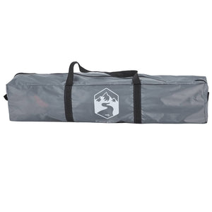 Campingtält 2 personer grå och orange snabbrest