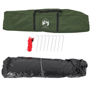 Campingtält 5 personer grön snabbrest