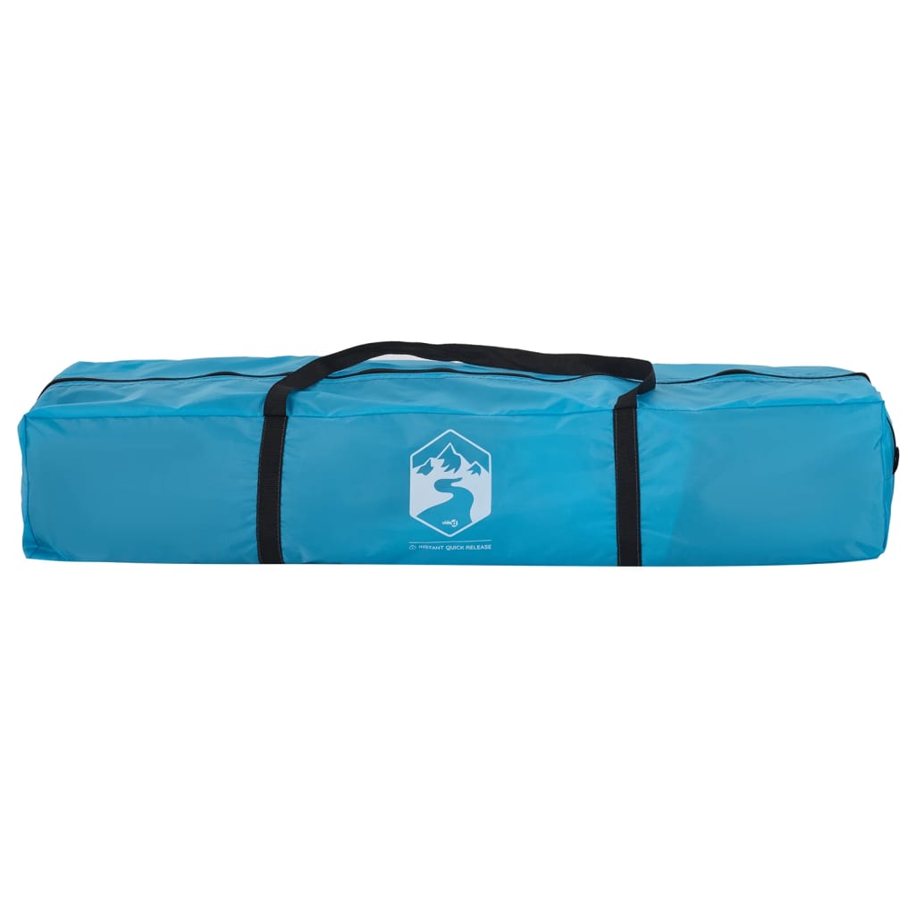 Kupoltält 4 personer blå snabbrest