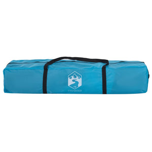 Kupoltält 4 personer blå snabbrest