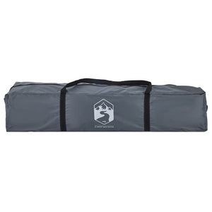 Kupoltält 4 personer grå och orange snabbrest