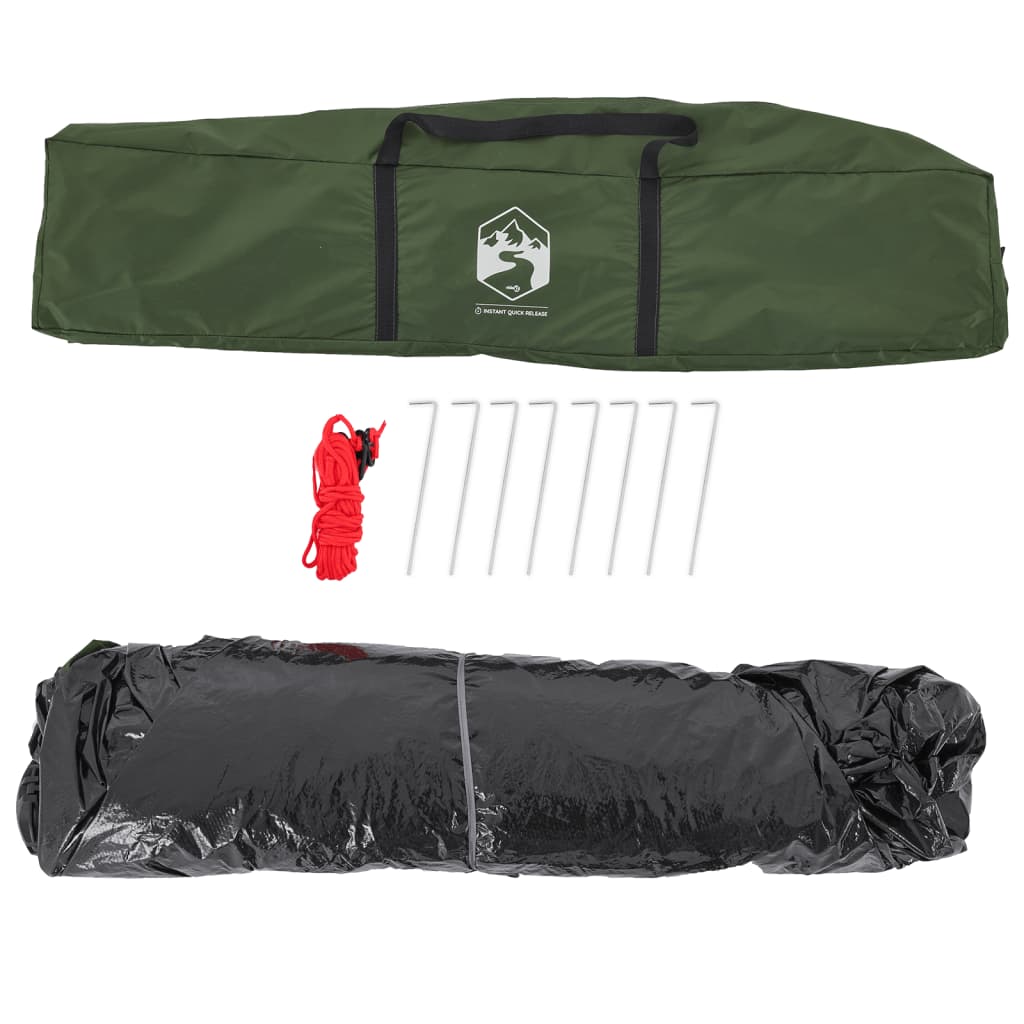 Kupoltält 5 personer grön snabbrest