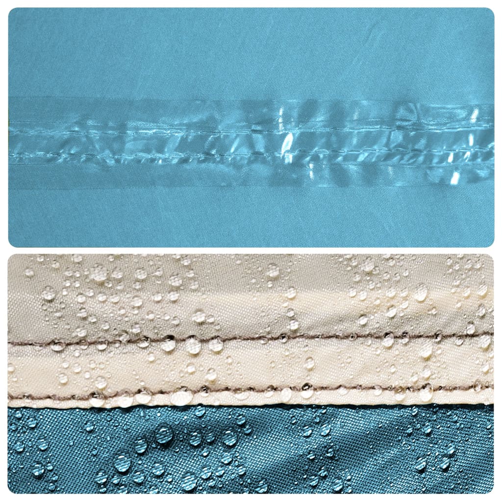 Kupoltält 5 personer blå snabbrest