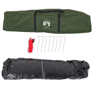 Kupoltält 2 personer grön snabbrest