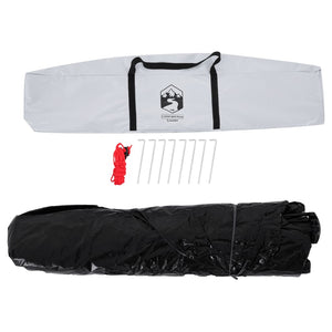 Kupoltält 2 personer vit mörkläggningstyg snabbrest