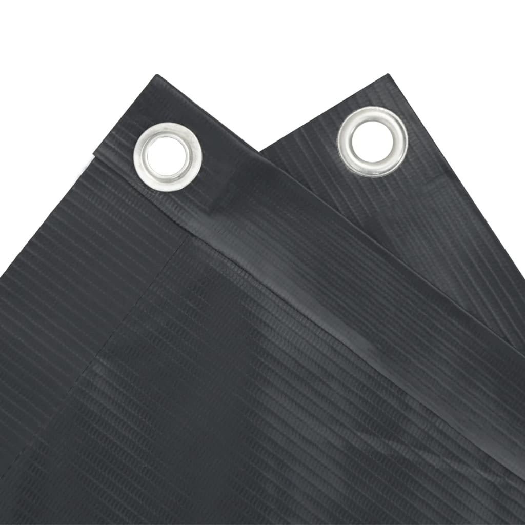 Insynsskydd för balkong antracit 500x90 cm PVC