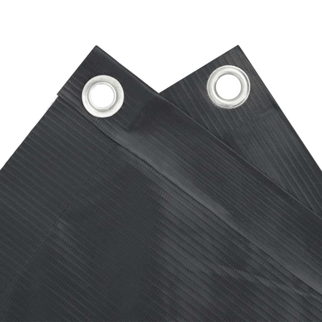 Insynsskydd för balkong antracit 600x90 cm PVC