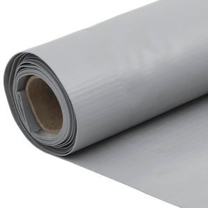 Insynsskydd för balkong grå 400x90 cm PVC