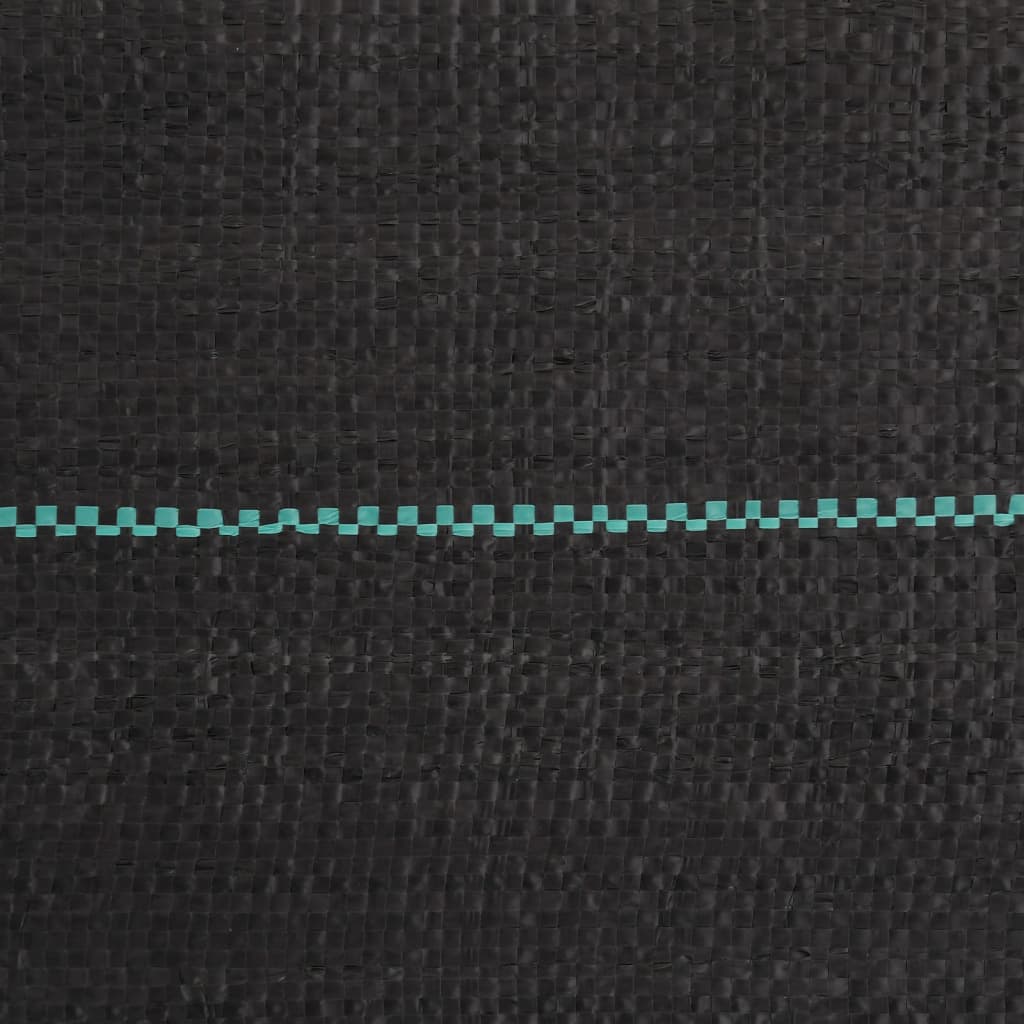 Ogräsmatta svart 0,5x10 m PP