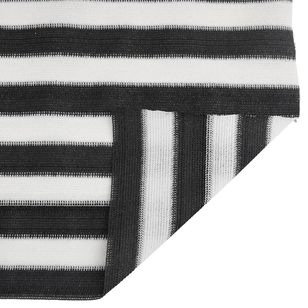 Insynsskyddsnät antracit och vit 1,2x25 m HDPE 75 g/m²