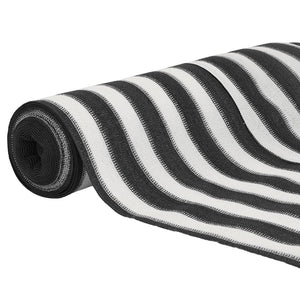 Insynsskyddsnät antracit och vit 1,8x25 m HDPE 150 g/m²