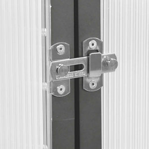 Växthus med ram antracit 169x114x202 cm aluminium