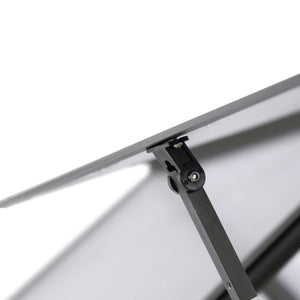 Växthus med ram antracit 169x114x202 cm aluminium