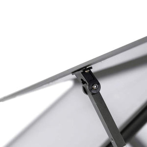 Växthus med ram antracit 169x169x202 cm aluminium