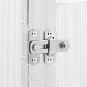 Växthus med ram silver 224x169x195 cm aluminium