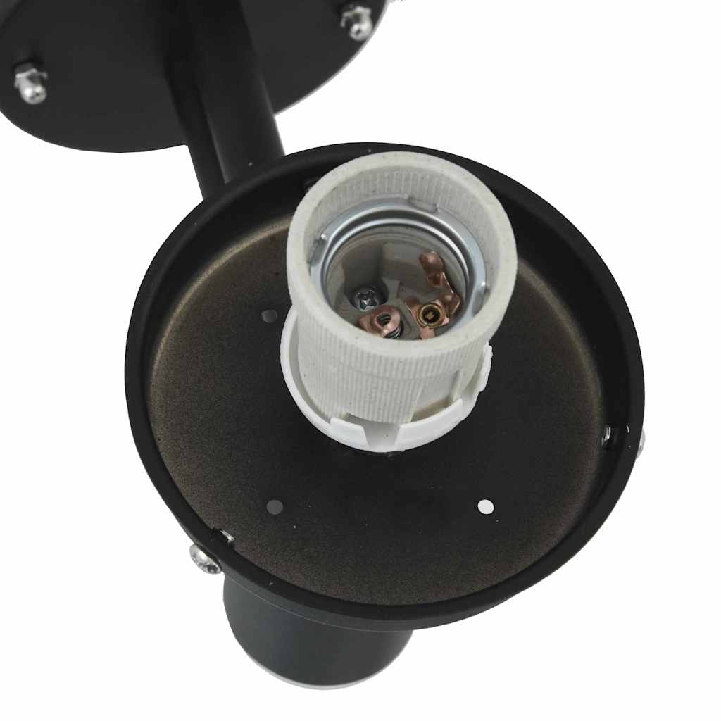 Utomhus vägglampa Svart 28 x 25 x 38 cm