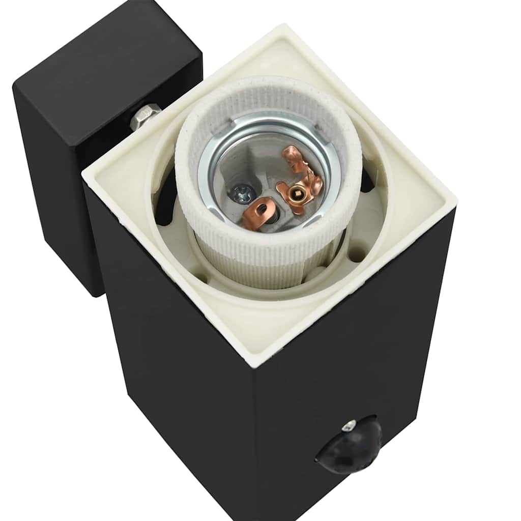 Utomhus vägglampa Svart 10.5 x 6 x 33 cm