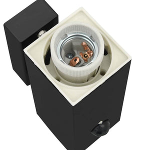 Utomhus vägglampa Svart 10.5 x 6 x 33 cm