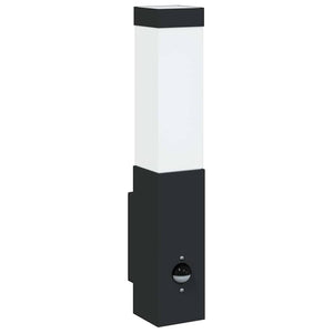 Utomhus vägglampa Svart 10.5 x 6 x 33 cm