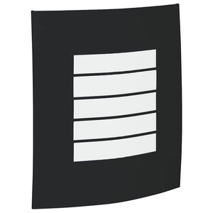 Utomhus vägglampa Svart 23,5 x 9 x 26 cm