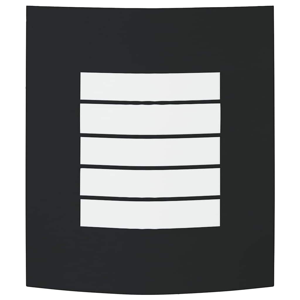 Utomhus vägglampa Svart 23,5 x 9 x 26 cm