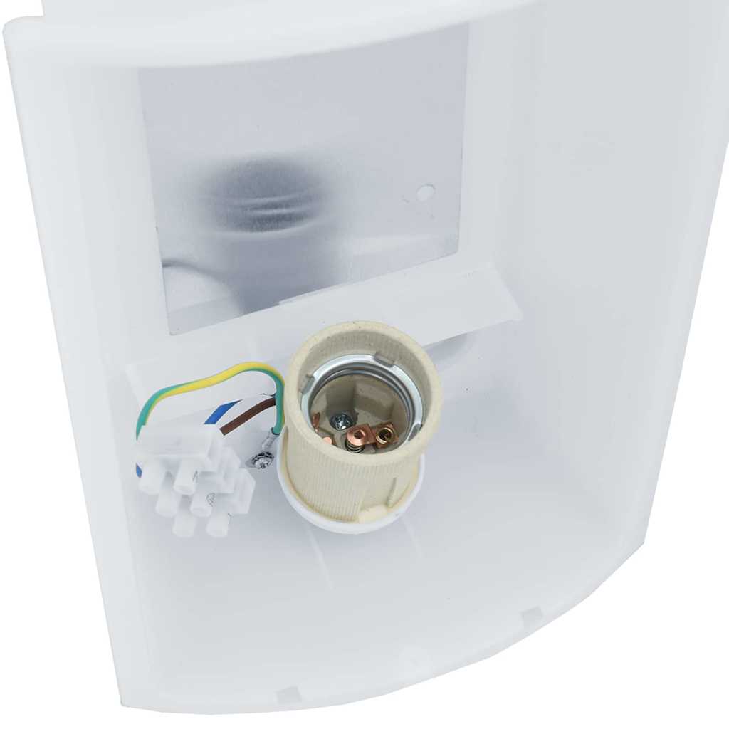 Utomhus vägglampa 2 pcs Svart 23,5 x 9 x 26 cm