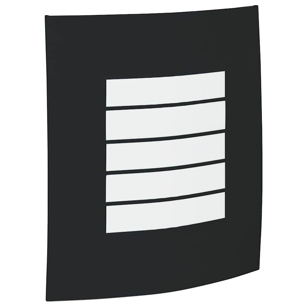 Utomhus vägglampa 2 pcs Svart 23,5 x 9 x 26 cm