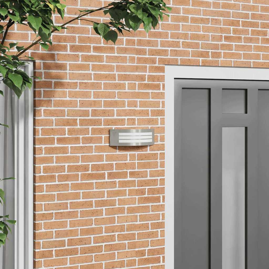 Utomhus vägglampa Silver 32 x 10 x 10 cm