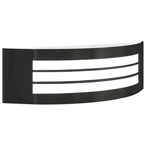 Utomhus vägglampa 2 pcs Svart 32 x 10 x 10 cm