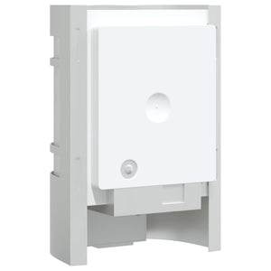 Utomhusvägglampor med sensorer 2 st rostfritt stål