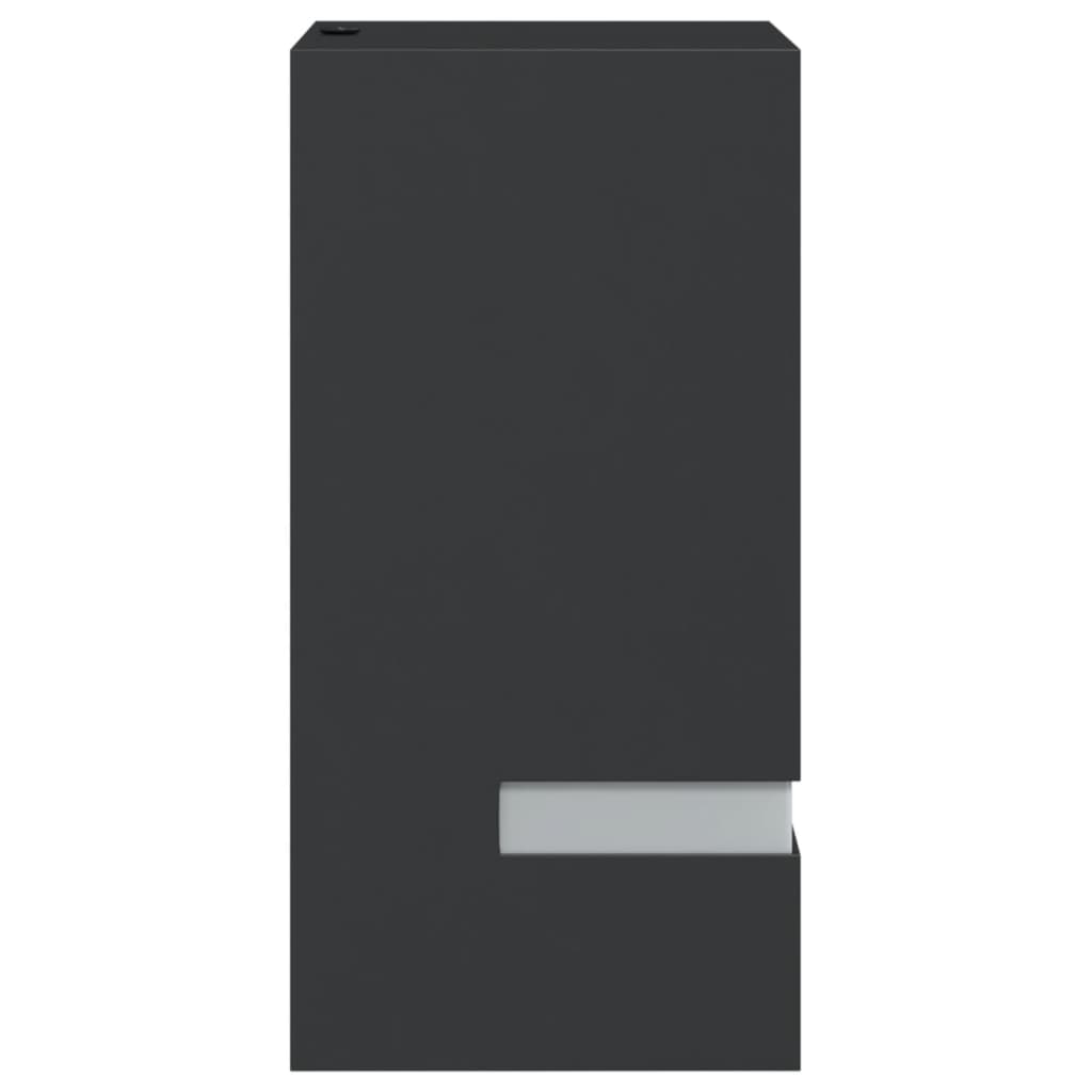 Utomhusvägglampa svart rostfritt stål