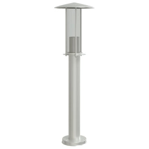 Utomhusgolvlampa silver 60 cm rostfritt stål