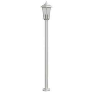 Utomhusgolvlampa silver 120 cm rostfritt stål