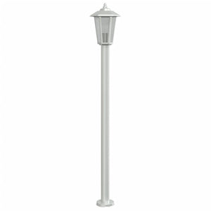 Utomhusgolvlampa silver 120 cm rostfritt stål